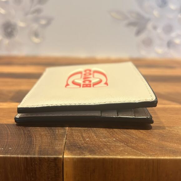 Coach Slim Billfold Wallet With Coach Stamp - Picture 6 of 12